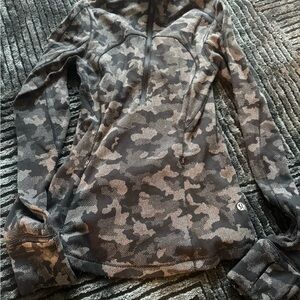Lululemon Athletica Gray Camo Hoodie